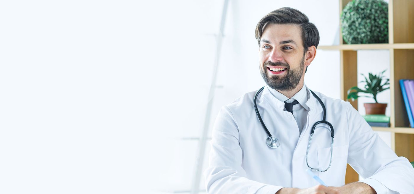 Doctor at a clinic