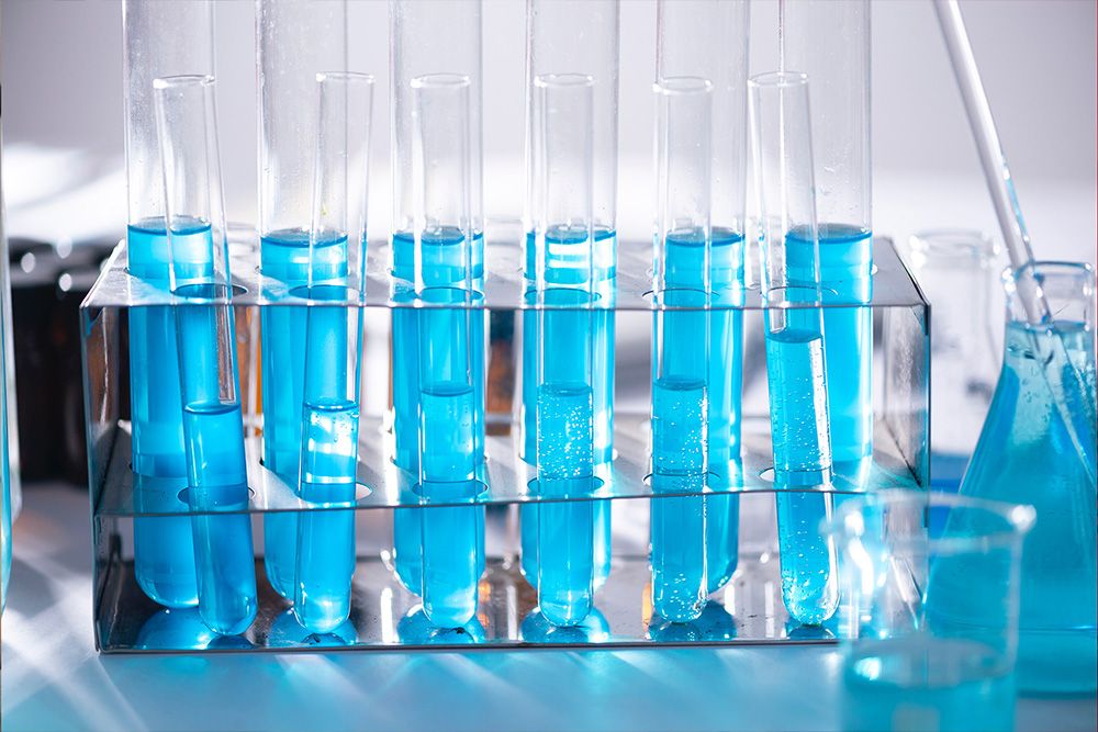 Lab test tubes